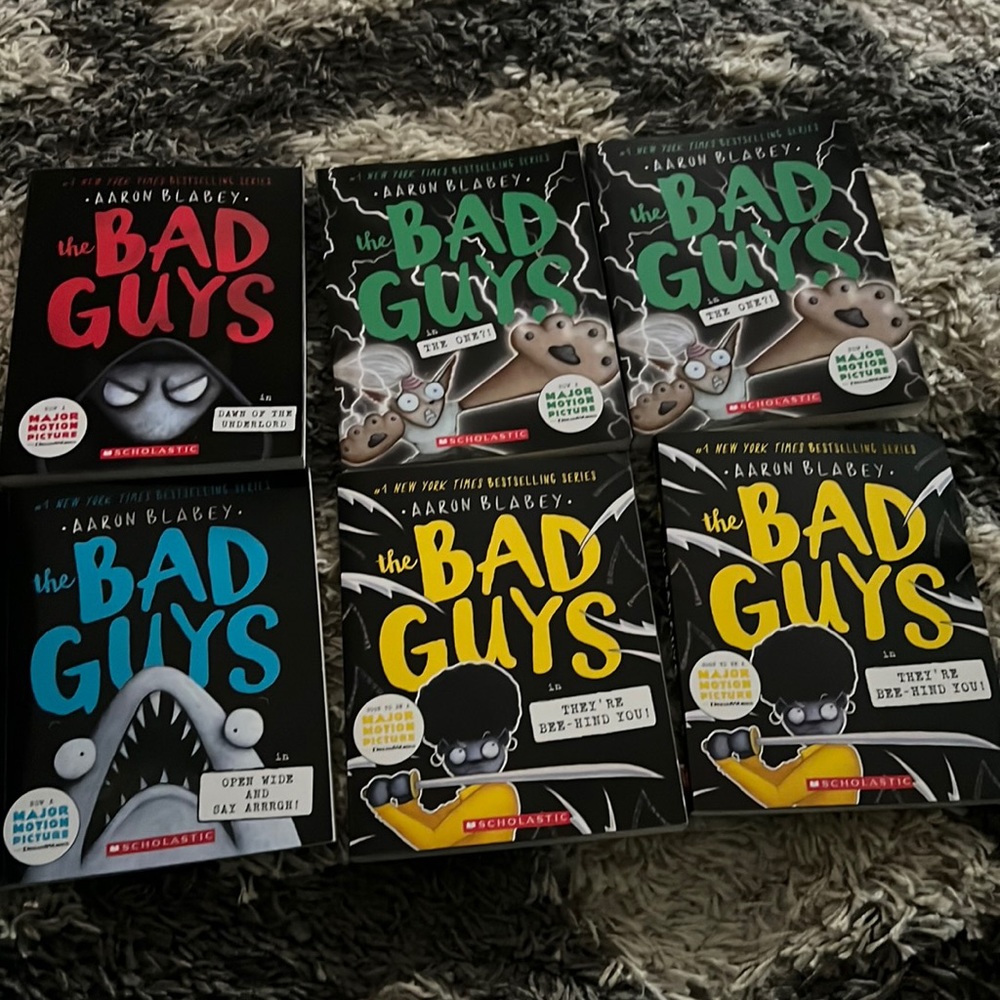 Brand new Bad Guy books